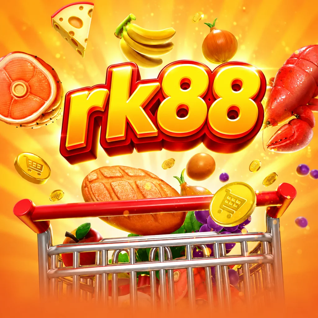 rk88 menghadirkan keranjang belanja penuh bahan makanan segar dalam Sprmkt Spree